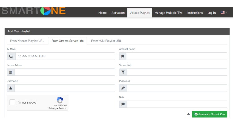 installation smartone iptv